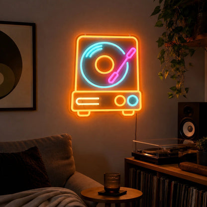 Vinyl Record Player LED Neon Sign - Shineneon