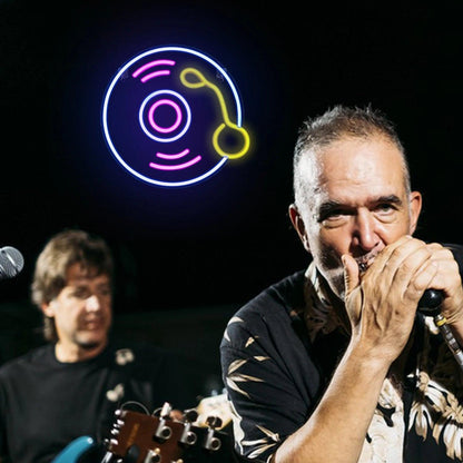 Vinyl Record Retro Music Led Neon Sign Wall Decor For Home Studio Bar | Shineneon