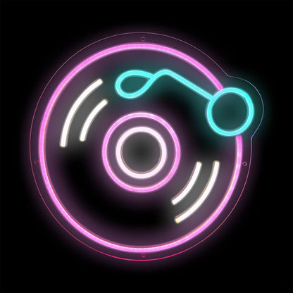 Vinyl Record Retro Music Led Neon Sign Wall Decor For Home Studio Bar | Shineneon
