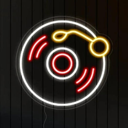 Vinyl Record Retro Music Led Neon Sign Wall Decor For Home Studio Bar | Shineneon