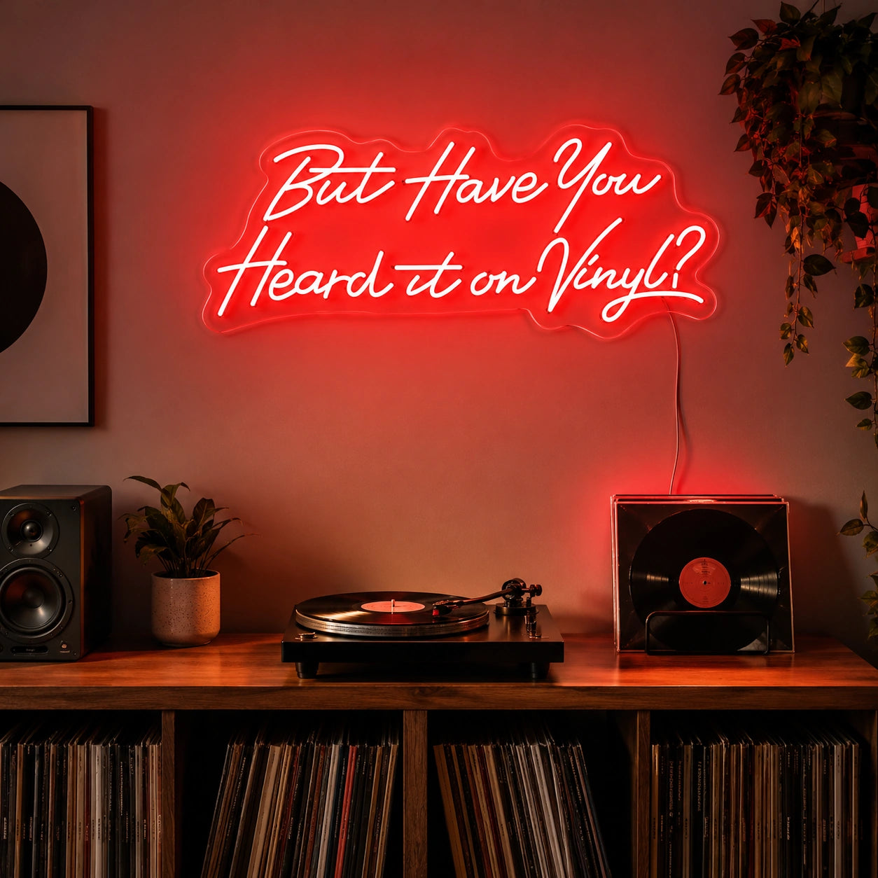Vinyl Room Quote Neon Sign LED Neon Sign high-converting product image
