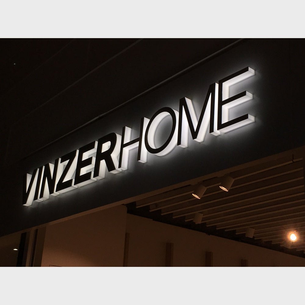 Vinzerhome 3D Backlit Channel Letters Led Light Sign - Shineneon