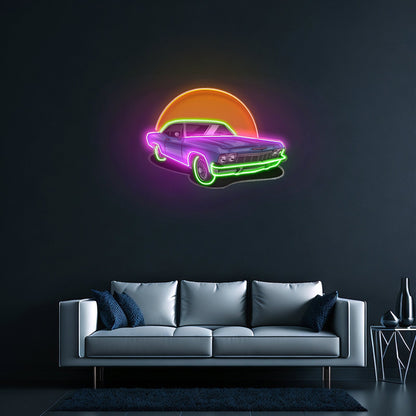 Violent Monopoly Gun Custom Led Signs Artwork For Sale - Shineneon