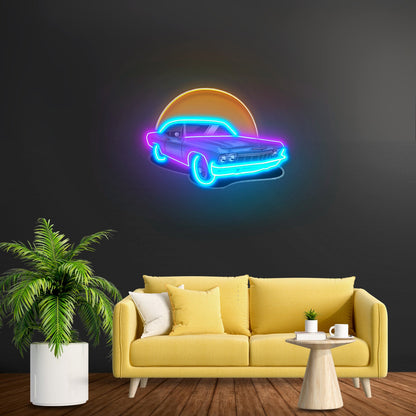 Violent Monopoly Gun Custom Led Signs Artwork For Sale - Shineneon