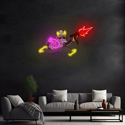 Violent Treasure Pink Led Neon Sign Artwork For Home Decor