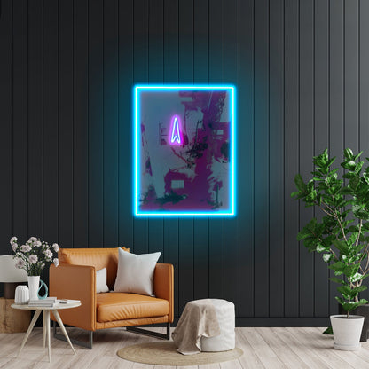 Violent Treasure Pink Led Neon Sign Artwork For Home Decor - Shineneon