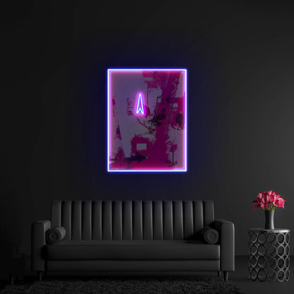 Violent Treasure Pink Led Neon Sign Artwork For Home Decor