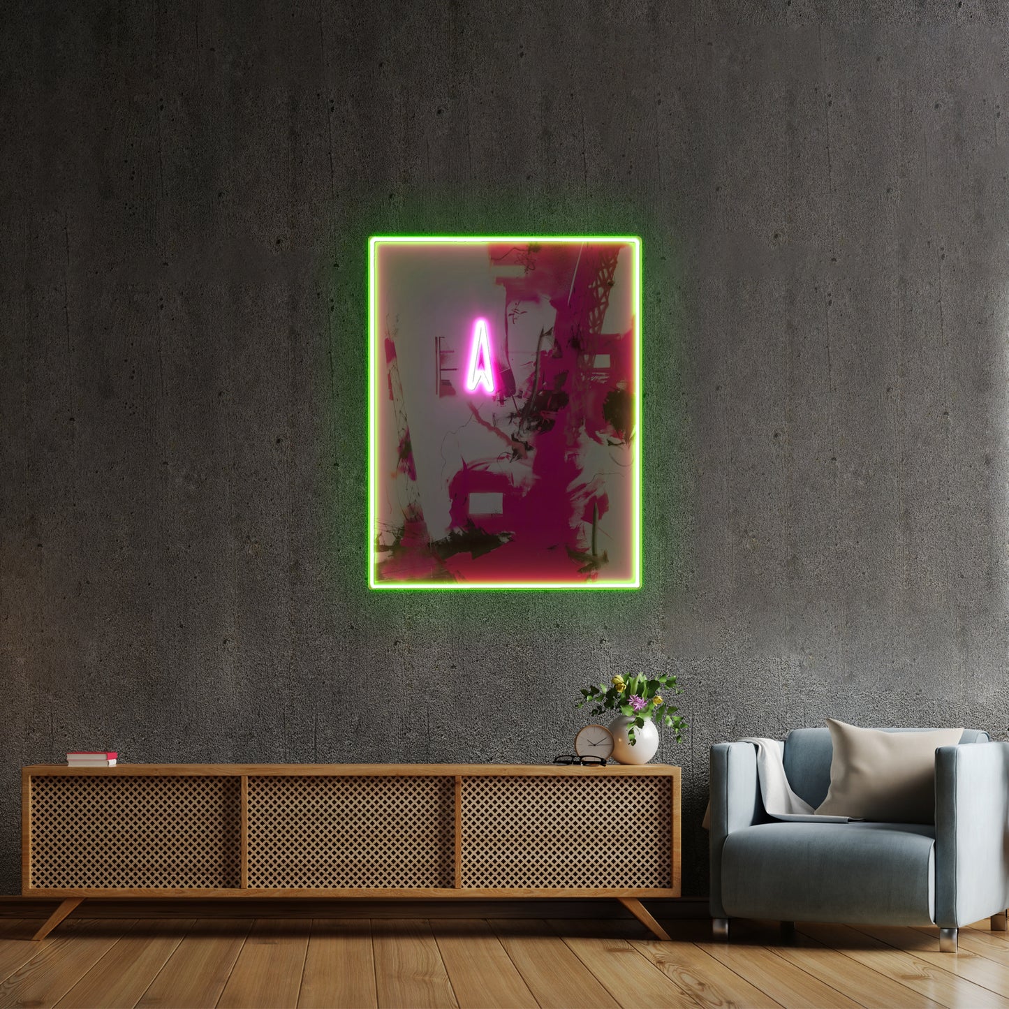 Violent Treasure Pink Led Neon Sign Artwork For Home Decor