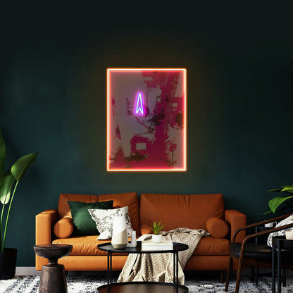 Violent Treasure Pink Led Neon Sign Artwork For Home Decor