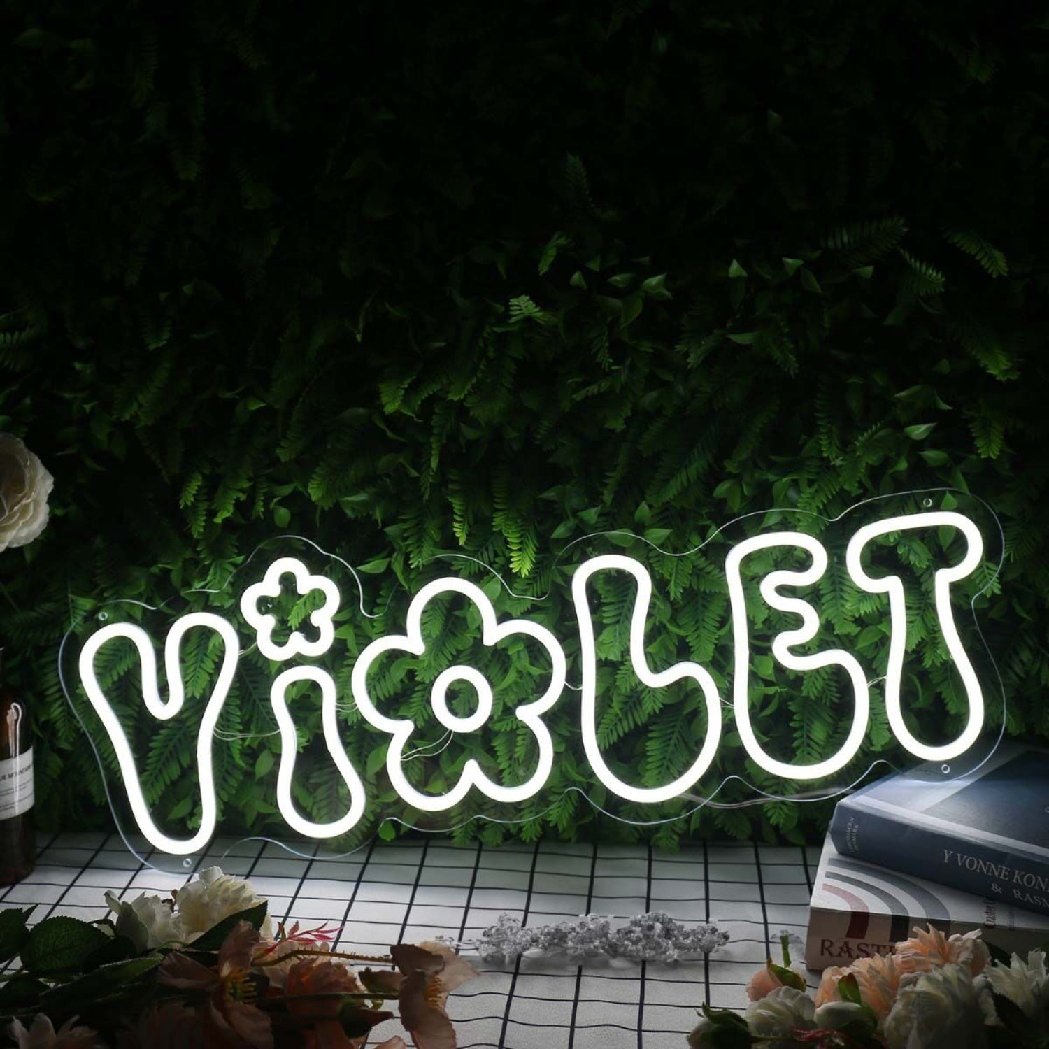 Violet White Custom Led Neon Sign - Shineneon