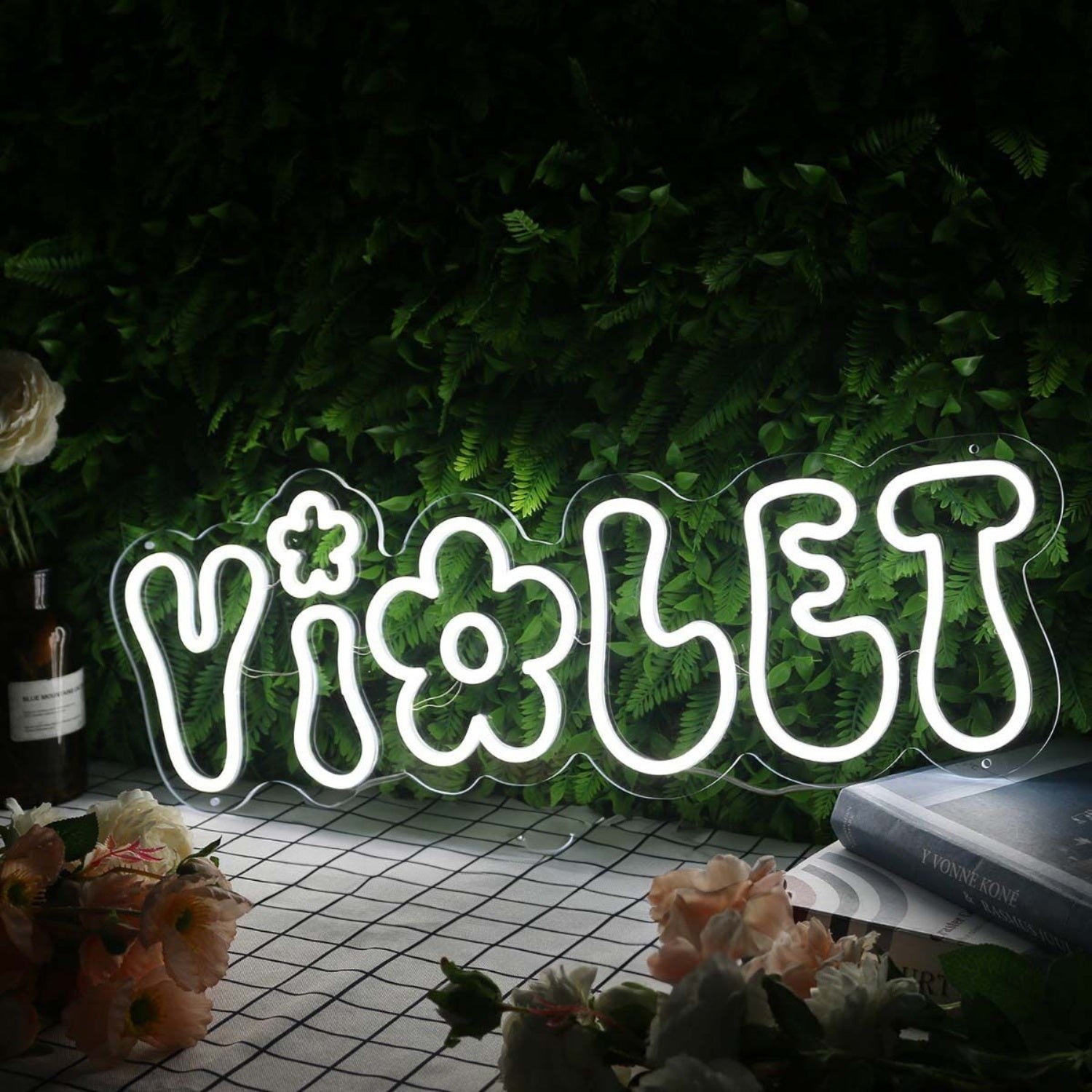 Violet White Custom Led Neon Sign - Shineneon