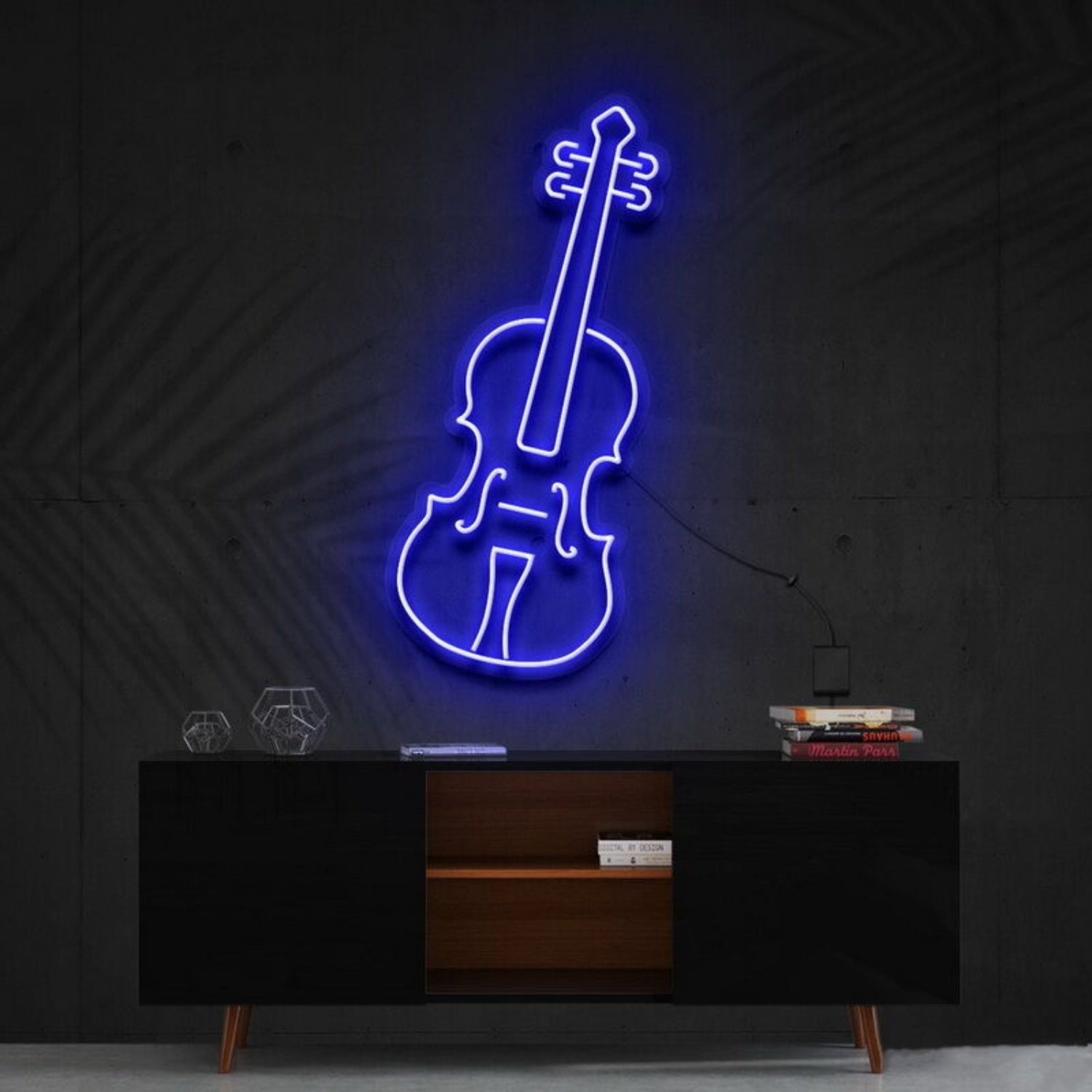 Violin Led Neon Sign For Music Lovers And Studios | Shineneon