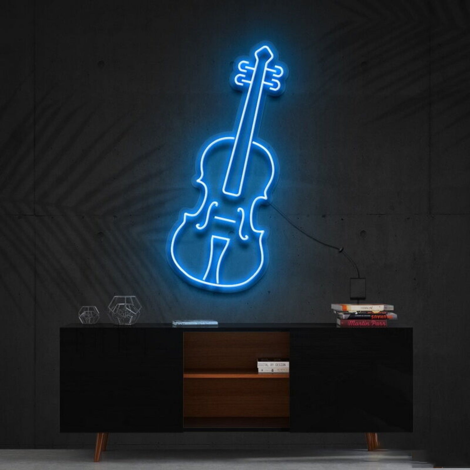 Violin Led Neon Sign For Music Lovers And Studios | Shineneon