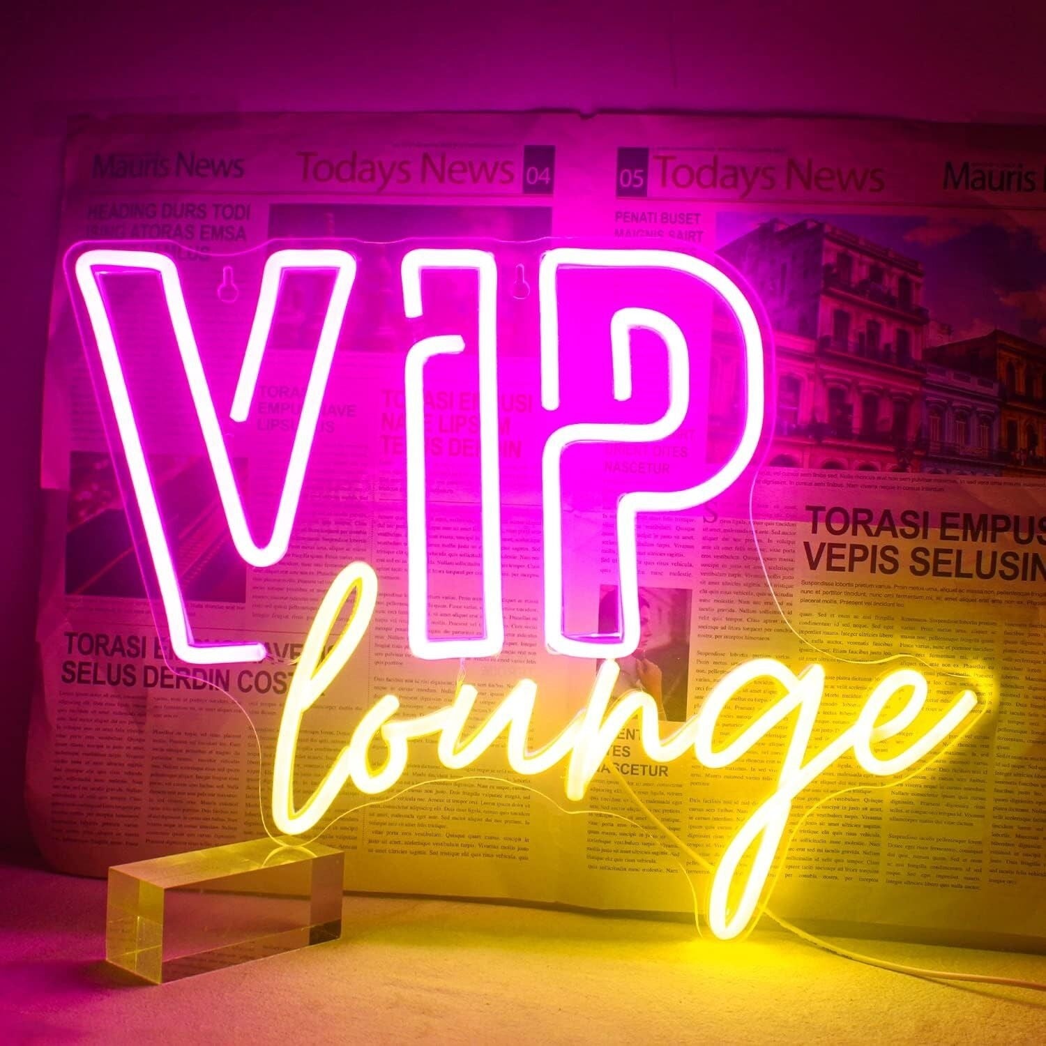 Vip Lounge Commercial Led Neon Sign Exclusive Space - Shineneon
