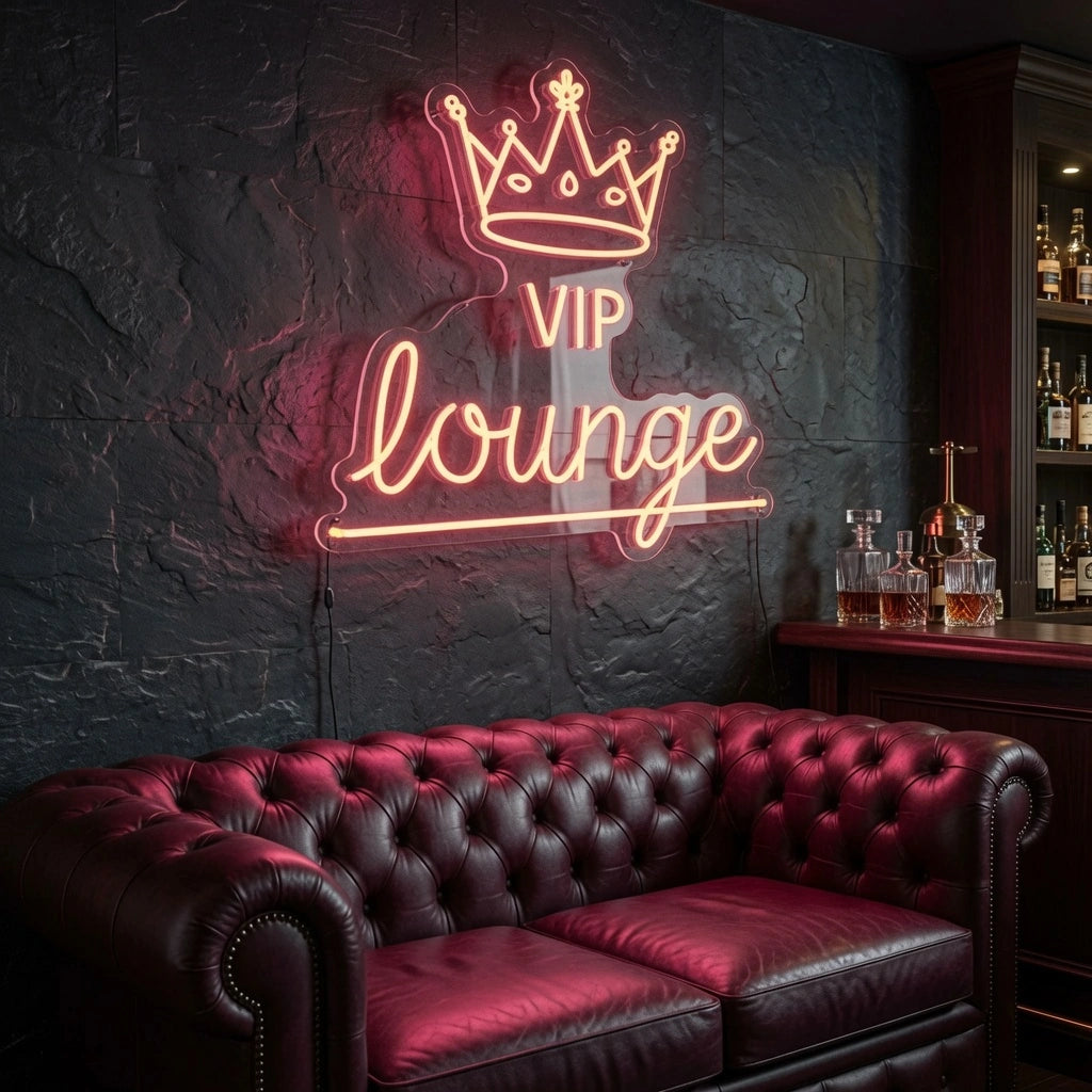 Vip Lounge LED Neon Sign - 03 Real Lifestyle Scene