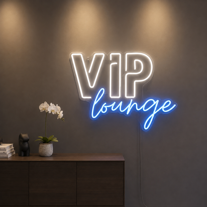 Vip Lounge Square Wall Decor LED Neon Sign main product image