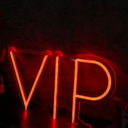 Vip Red Custom Led Neon Sign - Shineneon