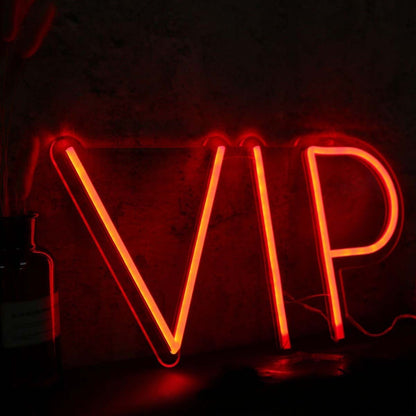 Vip Red Custom Led Neon Sign - Shineneon