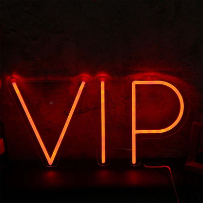 Vip Red Custom Led Neon Sign - Shineneon