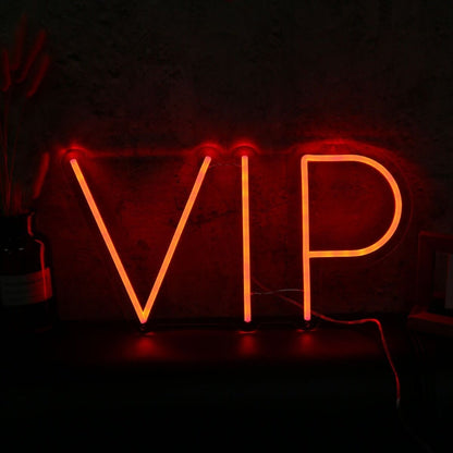 Vip Red Custom Led Neon Sign - Shineneon