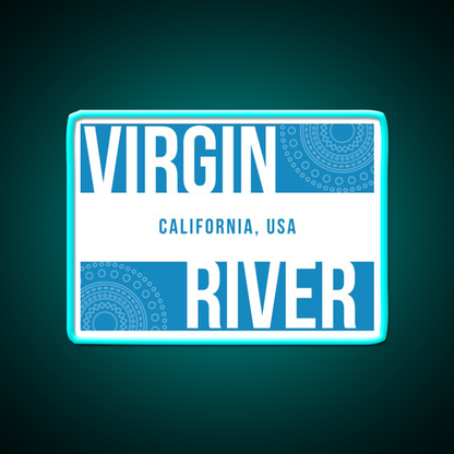 Virgin River California Man Cave Bar Led Neon Sign Rgb Color