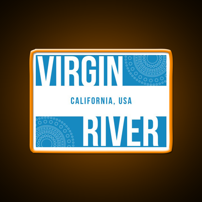 Virgin River California Man Cave Bar Led Neon Sign Rgb Color