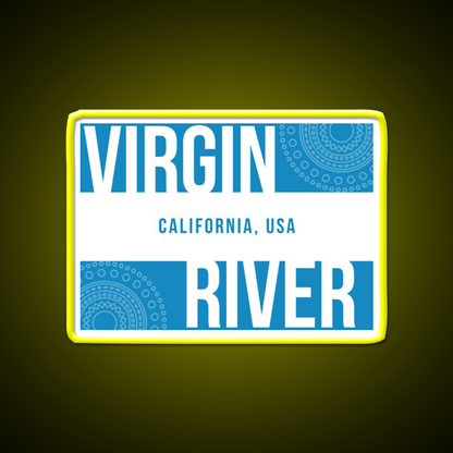 Virgin River California Man Cave Bar Led Neon Sign Rgb Color