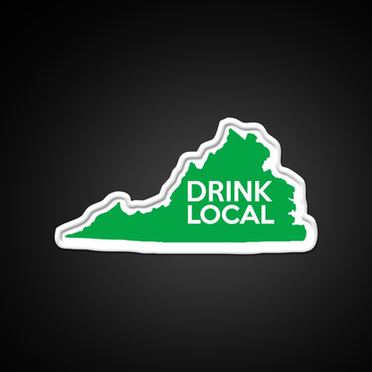 Virginia Drink Local Va Green Beer Bar Decor Led Neon Sign Rgb Color - LED neon sign view 11