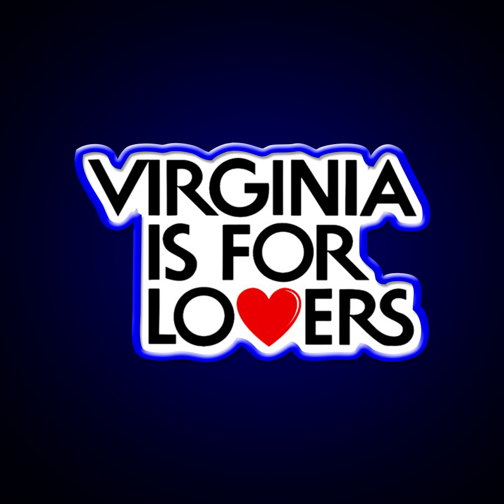 Virginia Is For Lovers Beer Bar Decor Led Neon Sign Rgb Color - LED neon sign view 5