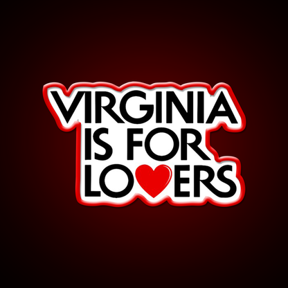 Virginia Is For Lovers Beer Bar Decor Led Neon Sign Rgb Color - LED neon sign view 10