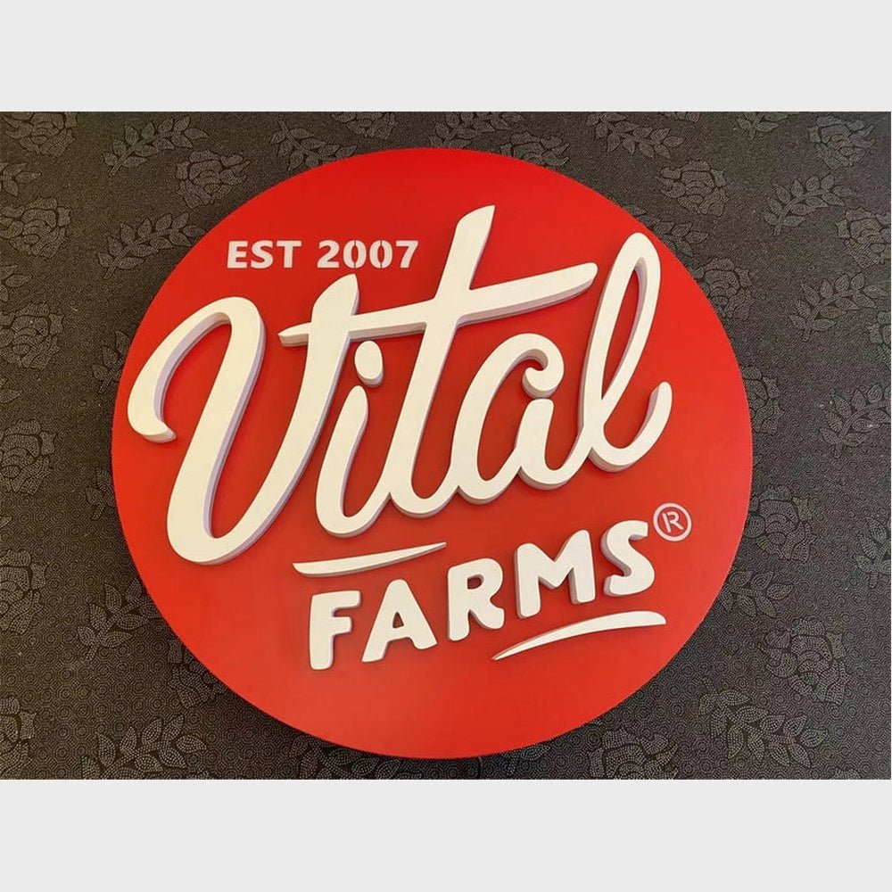 Vital Farms Acrylic Business Logo Sign - Shineneon