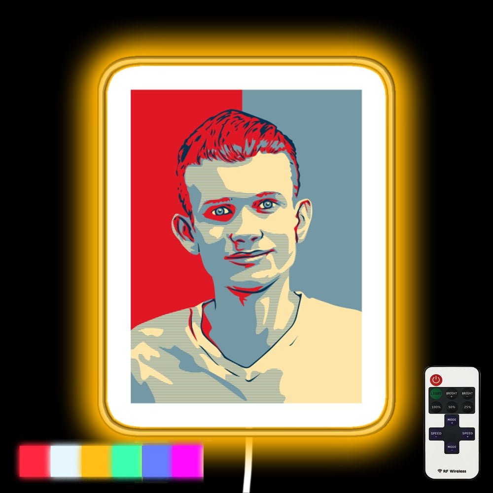 Vitalik Buterin Etherem Led Neon Sign - Shineneon