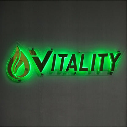 Vitality 3D Backlit Channel Letters Led Light Sign - Shineneon