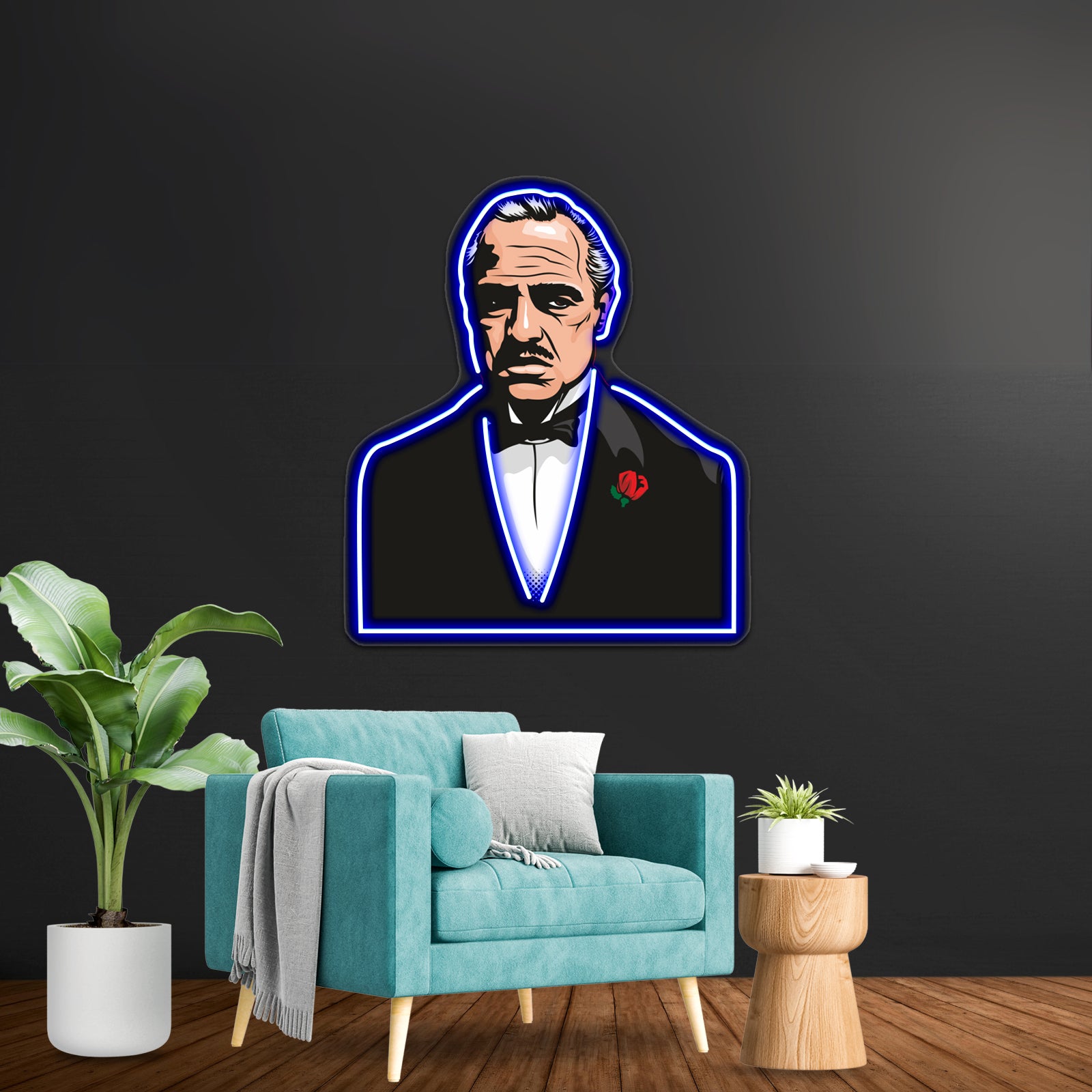 Vito Corleone Artwork Neon Signs Custom | Shineneon