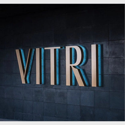 Vitri 3D Backlit Channel Letters Led Light Sign - Shineneon
