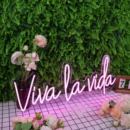Viva La Vida Pink Led Neon Sign - Shineneon