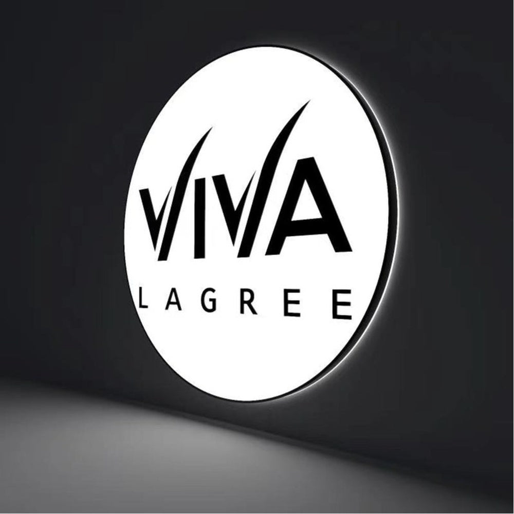 Viva Lagree Acrylic Business Logo Sign - Shineneon