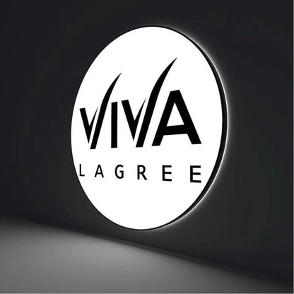 Viva Lagree Acrylic Business Logo Sign - Shineneon