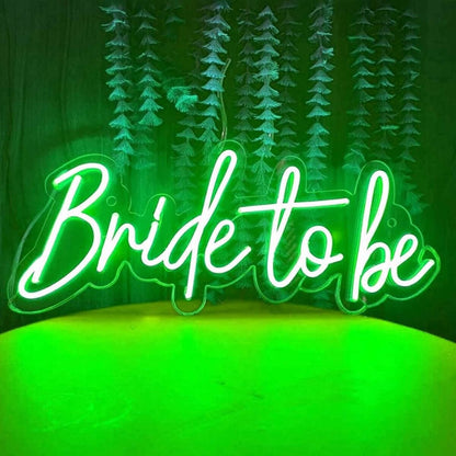 Vivid Bright Bride To Be Neon Sign | Shineneon