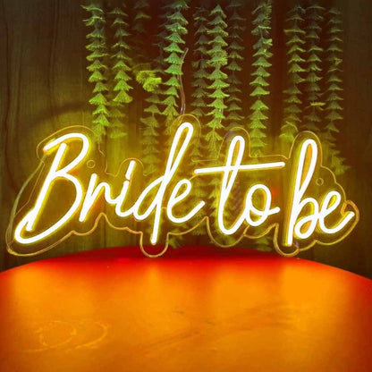 Vivid Bright Bride To Be Neon Sign | Shineneon