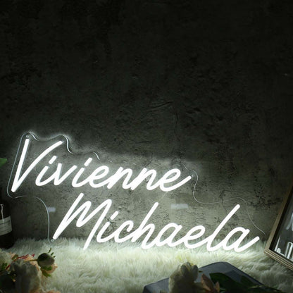 Vivienne Michaela White Led Neon Sign - Shineneon