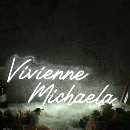 Vivienne Michaela White Led Neon Sign - Shineneon