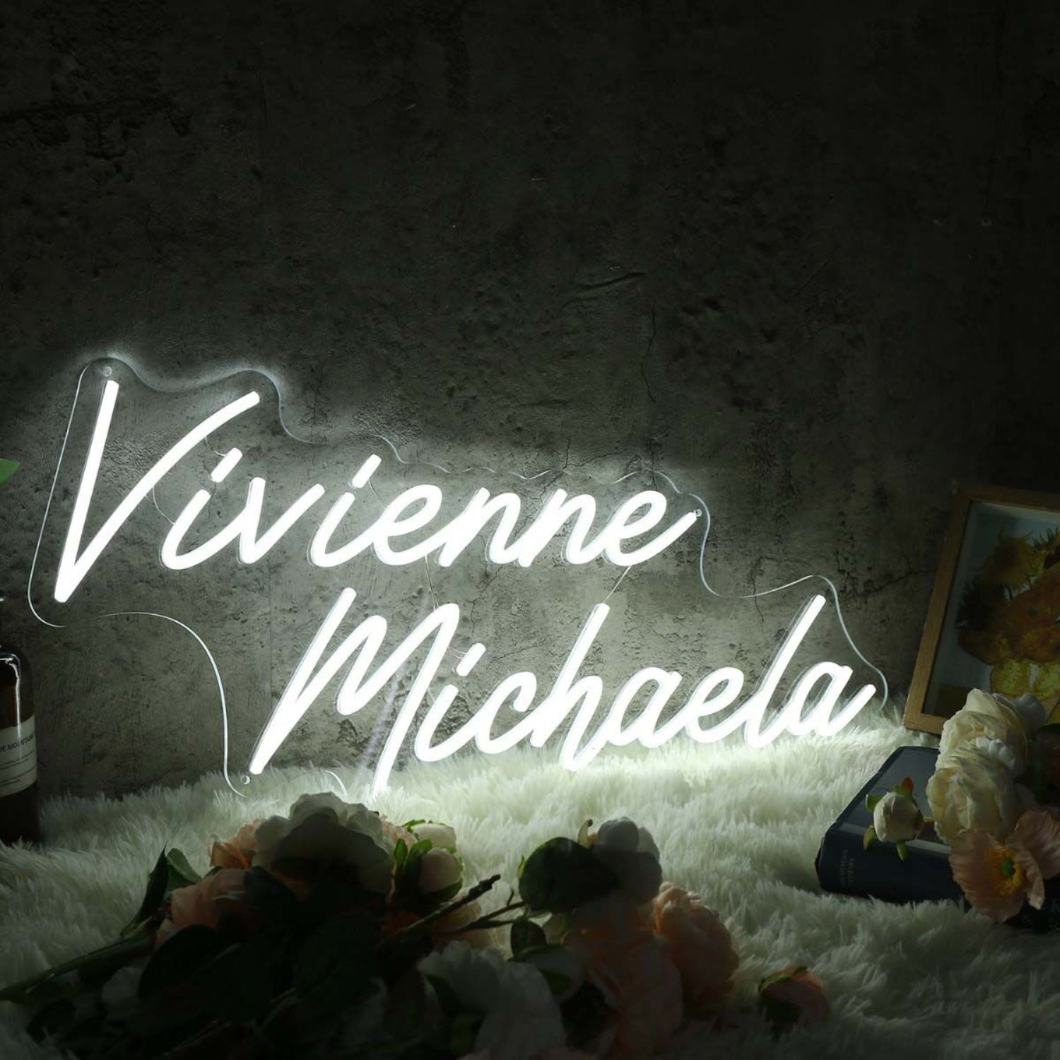 Vivienne Michaela White Led Neon Sign - Shineneon