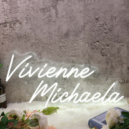 Vivienne Michaela White Led Neon Sign - Shineneon