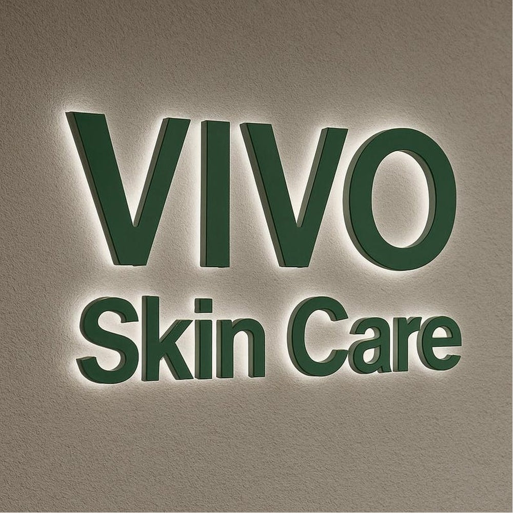 Vivo Skin Care 3D Backlit Channel Letters Led Light Sign - Shineneon