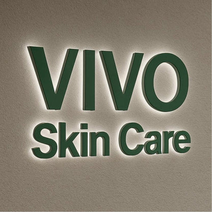 Vivo Skin Care 3D Backlit Channel Letters Led Light Sign - Shineneon