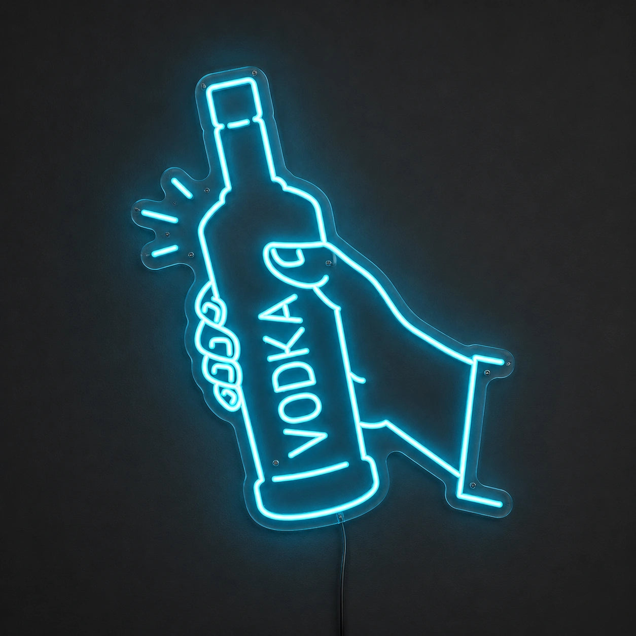Vodka Bottle Outline Neon Sign LED Neon Sign main product image