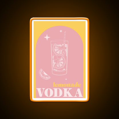 Vodka Lemonade Cocktail Bar Decor Led Neon Sign Rgb Color - LED neon sign view 6