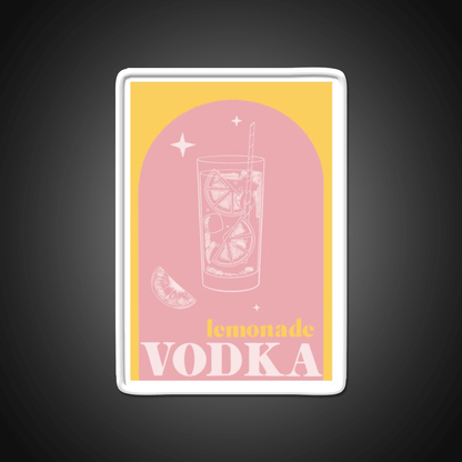 Vodka Lemonade Cocktail Bar Decor Led Neon Sign Rgb Color - Shineneon