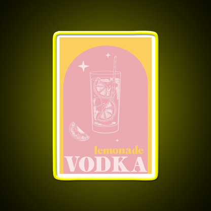 Vodka Lemonade Cocktail Bar Decor Led Neon Sign Rgb Color - LED neon sign view 7